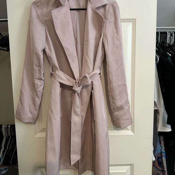 Express Women's Trench Coat - Soft Pink - Picture 1 of 4